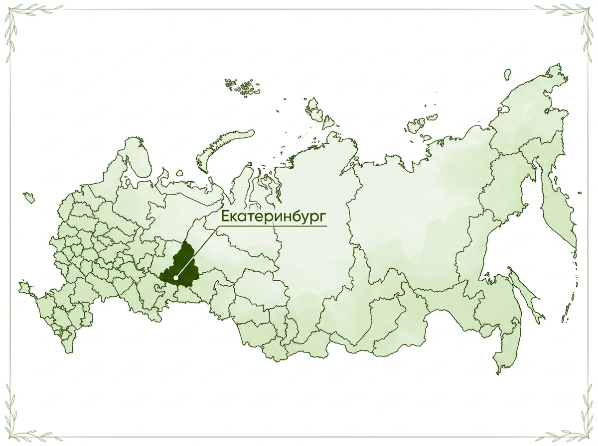 Карта Екатеринбурга
